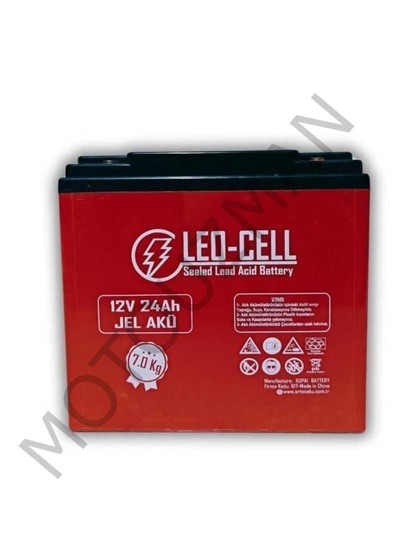 LEOCELL 12V / 24 AH E BİKE AKÜ