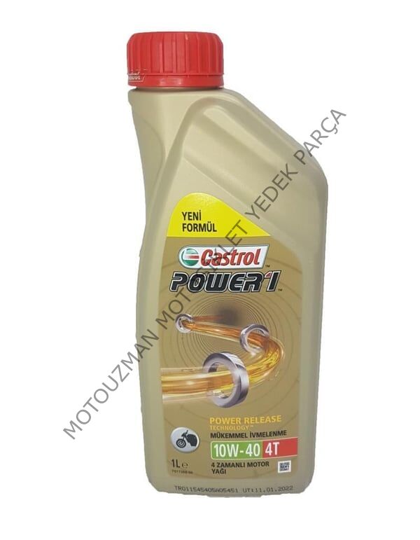 CASTROL 4T Power 1 10W/40 Motor Yağı 1 Litre